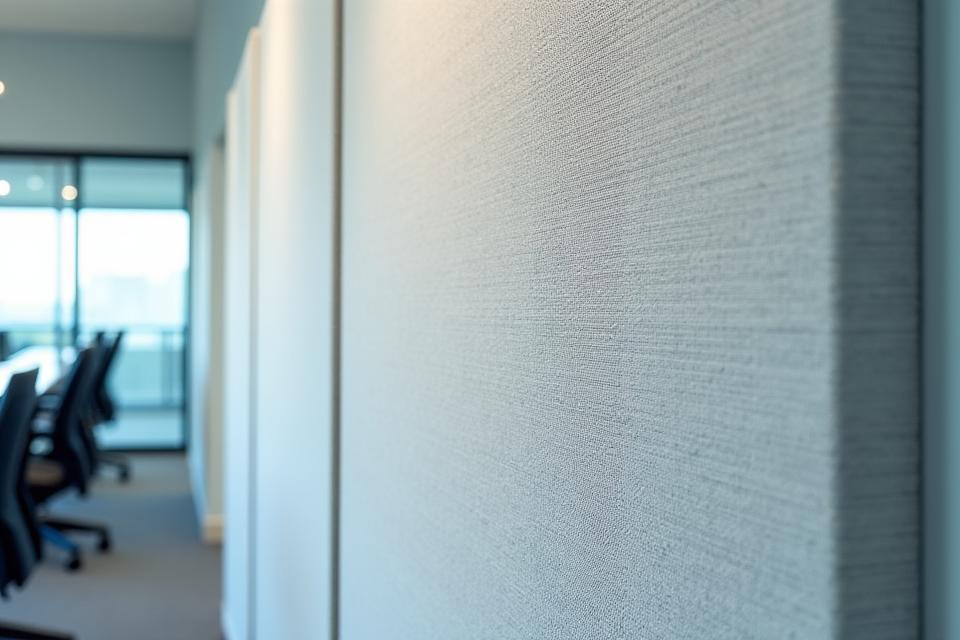 Installation de panneaux acoustiques