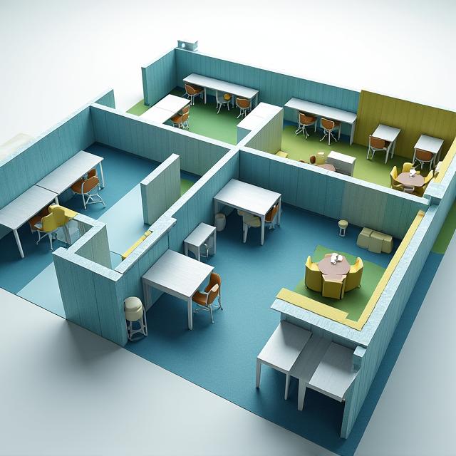 Espace de travail modulaire