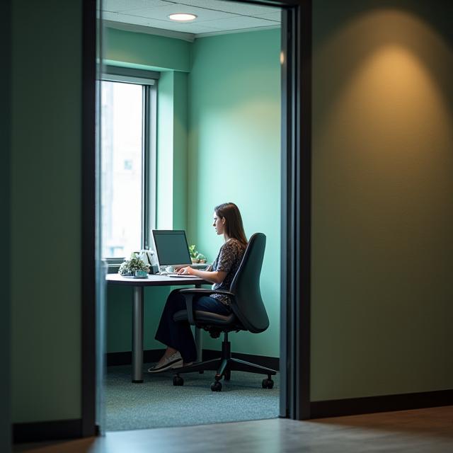 Zone silencieuse bureau